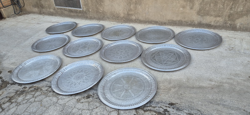 mesa bandeja arabe madera laton 66xo100 10u